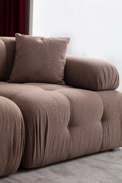 Atelier Del Sofa Doblo Sofá de 3 Plazas - Capuchino